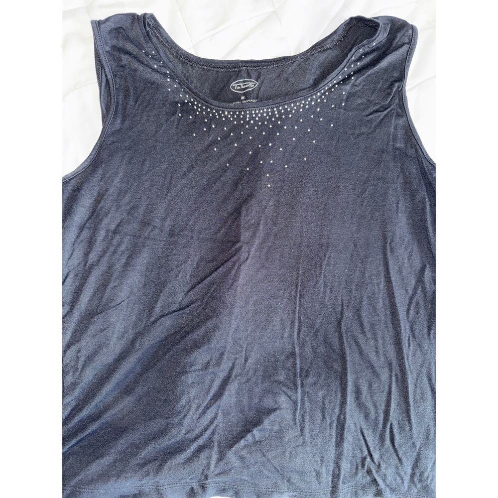 TALBOTS studded top size M Medium
